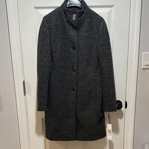 Calvin Klein Charcoal Pea Coat